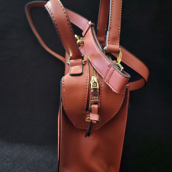 Super Cute Steve Madden Burnt Orange Shoulder Bag - Picture 5 of 16